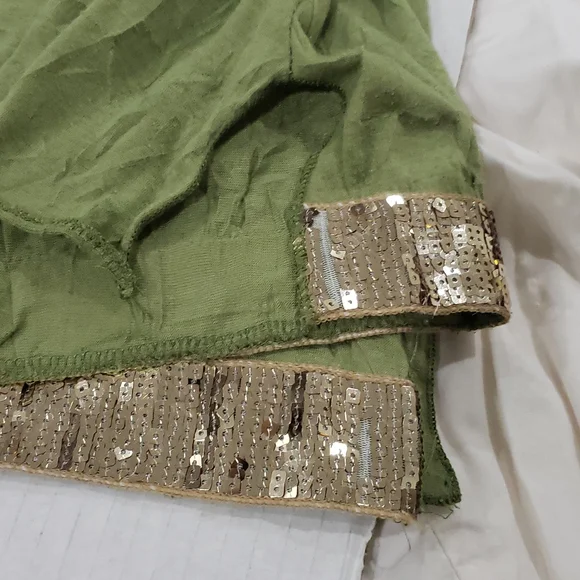 XL VTG vintage  cocomo gold sequin cami tank - Picture 2 of 9